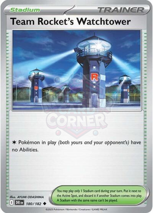Pokemon TCG - SV10: Destined Rivals - Team Rocket's Watchtower - 180/182 - Reverse Holofoil