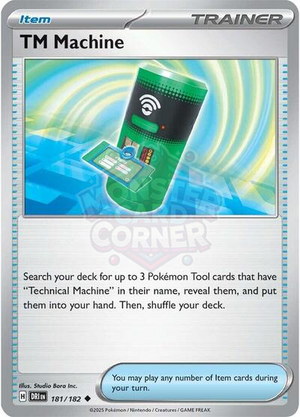 Pokemon TCG - SV10: Destined Rivals - TM Machine - 181/182 - Reverse Holofoil