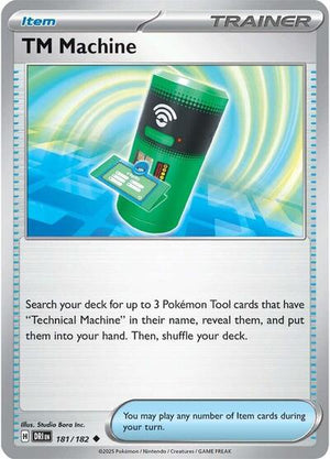 Pokemon TCG - SV10: Destined Rivals - TM Machine - 181/182
