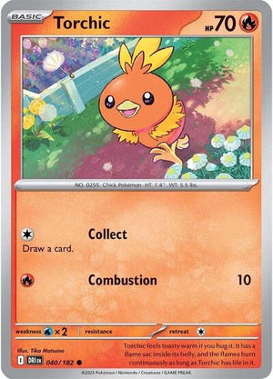 Pokemon TCG - SV10: Destined Rivals - Torchic - 040/182