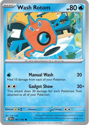 Pokemon TCG - SV10: Destined Rivals - Wash Rotom - 061/182
