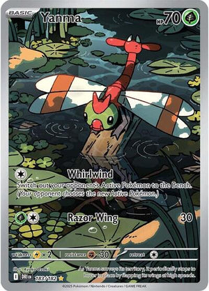 Pokemon TCG - SV10: Destined Rivals - Yanma - 183/182 - Holofoil