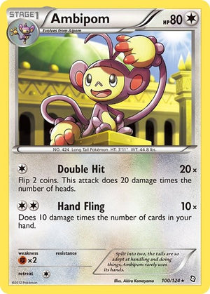 Pokemon TCG - Dragons Exalted - Ambipom - 100/124