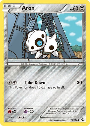 Pokemon TCG - Dragons Exalted - Aron - 78/124