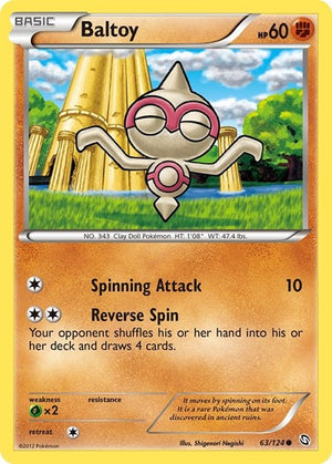 Pokemon TCG - Dragons Exalted - Baltoy - 63/124