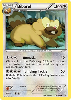 Pokemon TCG - Dragons Exalted - Bibarel - 107/124
