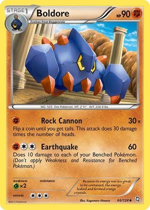 Pokemon TCG - Dragons Exalted - Boldore - 66/124