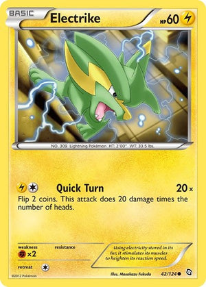 Pokemon TCG - Dragons Exalted - Electrike - 42/124