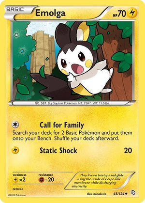 Pokemon TCG - Dragons Exalted - Emolga - 45/124