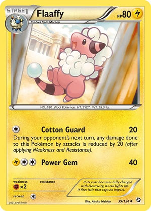 Pokemon TCG - Dragons Exalted - Flaaffy - 39/124 - Reverse Holofoil