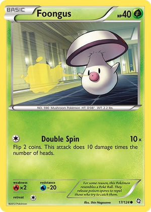 Pokemon TCG - Dragons Exalted - Foongus - 17/124