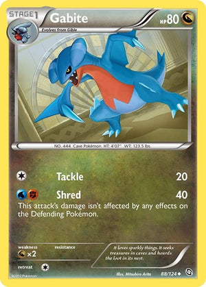 Pokemon TCG - Dragons Exalted - Gabite - 88/124