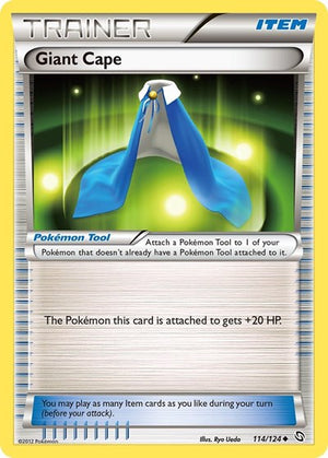 Pokemon TCG - Dragons Exalted - Giant Cape - 114/124