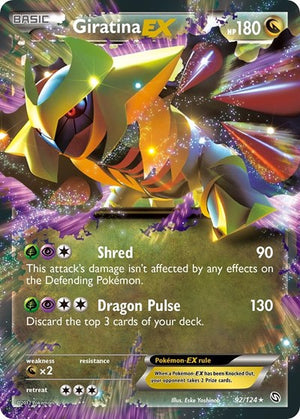 Pokemon TCG - Dragons Exalted - Giratina EX - 92/124 - Holofoil