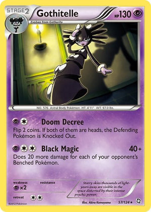 Pokemon TCG - Dragons Exalted - Gothitelle - 57/124 - Reverse Holofoil