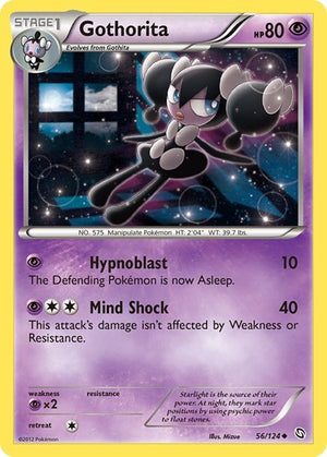 Pokemon TCG - Dragons Exalted - Gothorita - 56/124 - Reverse Holofoil