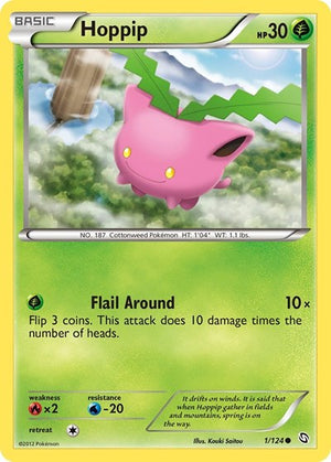 Pokemon TCG - Dragons Exalted - Hoppip - 1/124