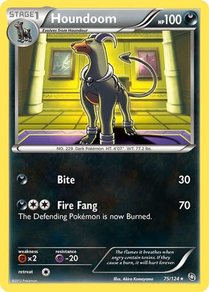 Pokemon TCG - Dragons Exalted - Houndoom - 75/124