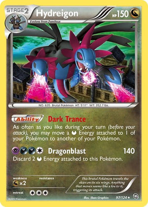 Pokemon TCG - Dragons Exalted - Hydreigon - 97/124 - Holofoil