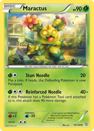 Pokemon TCG - Dragons Exalted - Maractus - 16/124