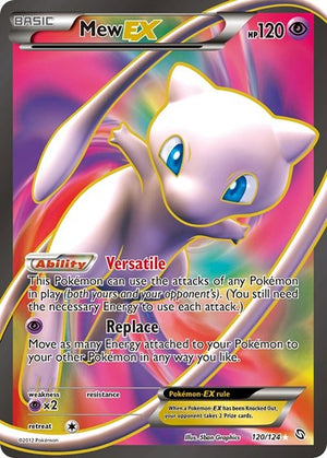 Pokemon TCG - Dragons Exalted - Mew EX - 120/124 - Holofoil