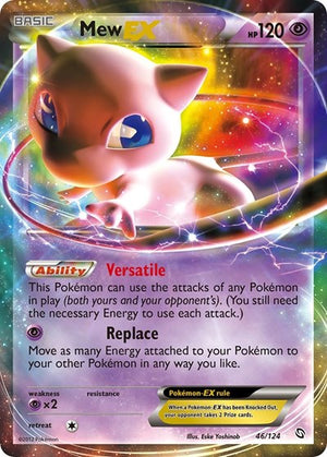 Pokemon TCG - Dragons Exalted - Mew EX - 46/124 - Holofoil