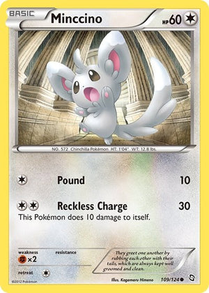 Pokemon TCG - Dragons Exalted - Minccino - 109/124