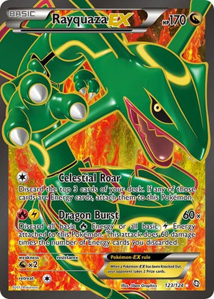 Pokemon TCG - Dragons Exalted - Rayquaza EX - 123/124 - Holofoil