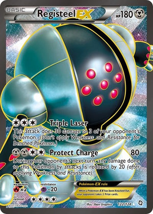 Pokemon TCG - Dragons Exalted - Registeel EX - 122/124 - Holofoil