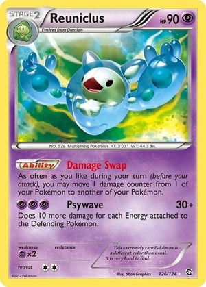 Pokemon TCG - Dragons Exalted - Reuniclus - 126/124 - Holofoil