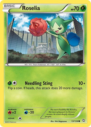 Pokemon TCG - Dragons Exalted - Roselia - 13/124