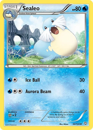 Pokemon TCG - Dragons Exalted - Sealeo - 30/124