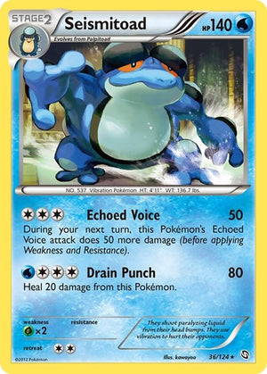 Pokemon TCG - Dragons Exalted - Seismitoad - 36/124