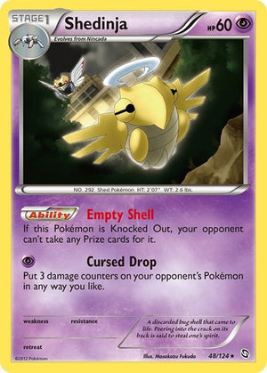 Pokemon TCG - Dragons Exalted - Shedinja - 48/124 - Reverse Holofoil