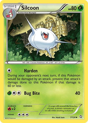 Pokemon TCG - Dragons Exalted - Silcoon - 7/124