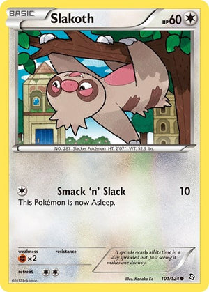 Pokemon TCG - Dragons Exalted - Slakoth - 101/124