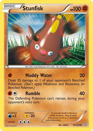 Pokemon TCG - Dragons Exalted - Stunfisk - 70/124