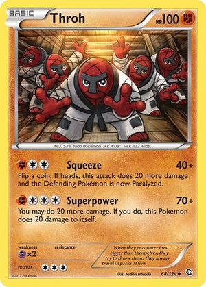 Pokemon TCG - Dragons Exalted - Throh - 68/124
