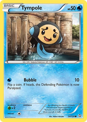 Pokemon TCG - Dragons Exalted - Tympole - 34/124