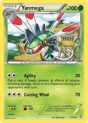 Pokemon TCG - Dragons Exalted - Yanmega - 5/124