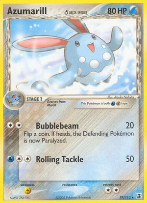 Pokemon TCG - EX Delta Species - Azumarill - 19/113
