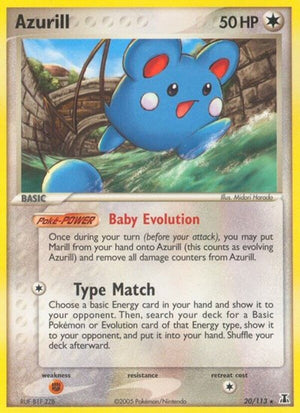 Pokemon TCG - EX Delta Species - Azurill - 20/113