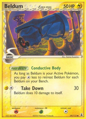 Pokemon TCG - EX Delta Species - Beldum - 59/113