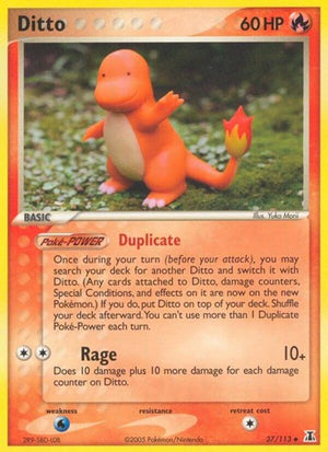 Pokemon TCG - EX Delta Species - Ditto - 37/113 - Reverse Holofoil