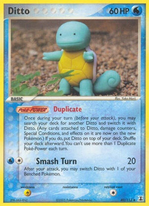 Pokemon TCG - EX Delta Species - Ditto - 40/113 - Reverse Holofoil