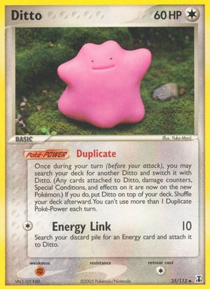 Pokemon TCG - EX Delta Species - Ditto - 35/113 - Reverse Holofoil
