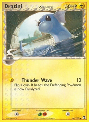 Pokemon TCG - EX Delta Species - Dratini - 66/113