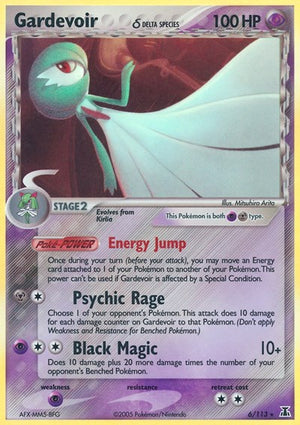 Pokemon TCG - EX Delta Species - Gardevoir - 6/113 - Reverse Holofoil