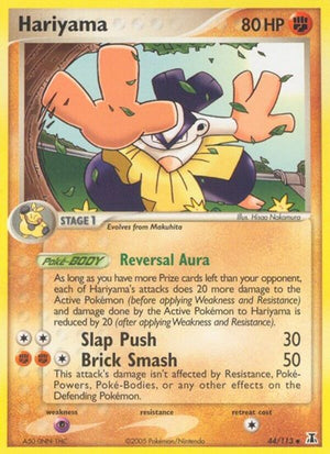 Pokemon TCG - EX Delta Species - Hariyama - 44/113