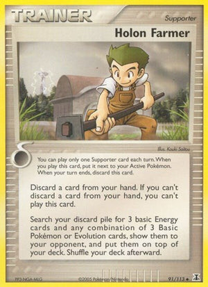 Pokemon TCG - EX Delta Species - Holon Farmer - 91/113